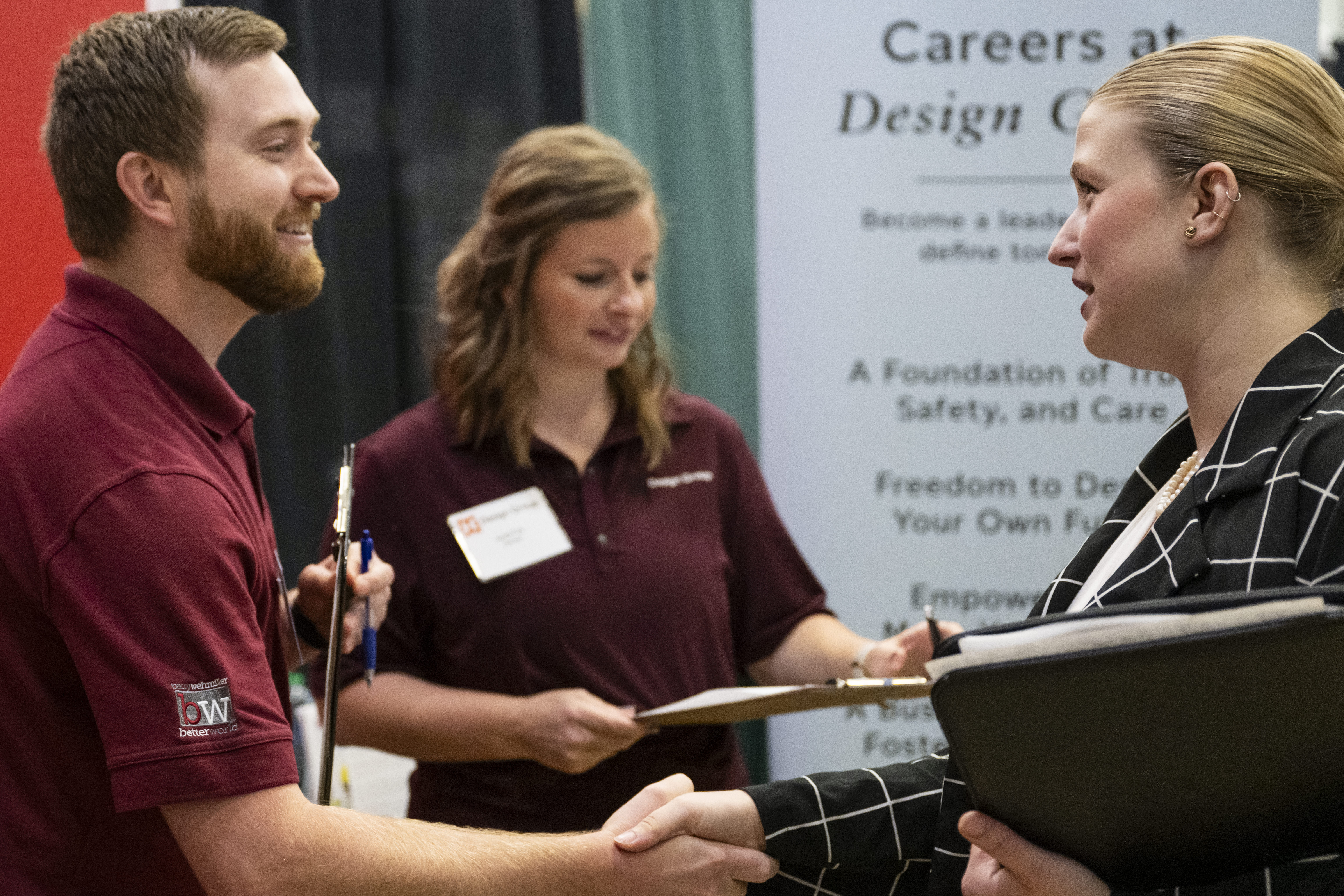 Career Fair Interaction